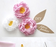 DIY Fabric Peonies