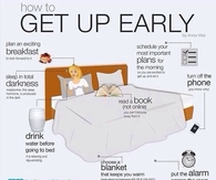 How to get up early