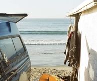 Surfboards at sea