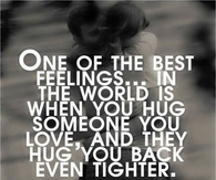 one of the best feelings in the world
