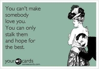 you can't