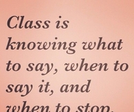 Class