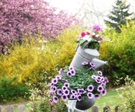 Waterfall Tipsy Pots Garden Art