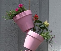 Hanging Tipsy Pots Garden