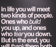 in life