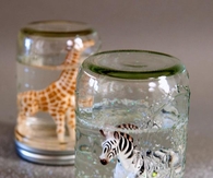 Glitter snow globes