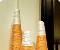 Candy Corn Yarn Crafting