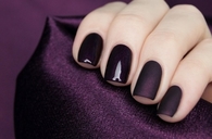 Dark violet nails