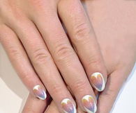 Dreamy heart nails