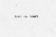 Head vs heart