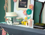 Georgia peach baby shower