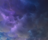 Lightning and clouds