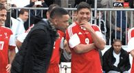 Will Smith misses soccer ball