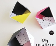 DIY Triangle Boxes