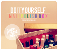 DIY Nail Polish Box
