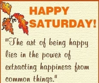 Happy Saturday