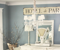 French Shabby Chic Dining Room