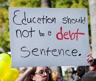 Education should not be a debt sentenece