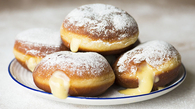 Bavarian Cream Filled Donuts