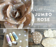 DIY Jumbo Rose