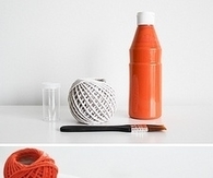 DIY Yarn Vases