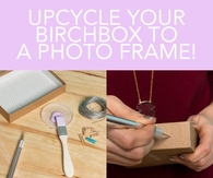 Upcycle Your Birchbox into a Photo Frame