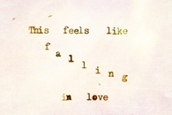 falling in love