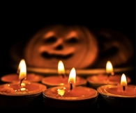 Pumpkin candles