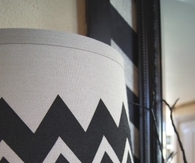 Chevron shade and halloween vignette