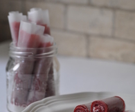 Homemade fruit by the foot