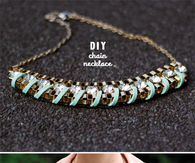 DIY Embellished Necklaces