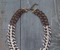 Anthropologie guirlande bib necklace 