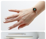 Robins egg nest bracelet