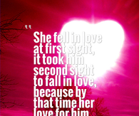 love at first & second sight