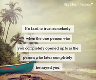Hard to trust