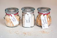 Homemade flavored salt