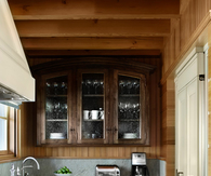 Rustic organized kitchen
