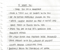 I Want To