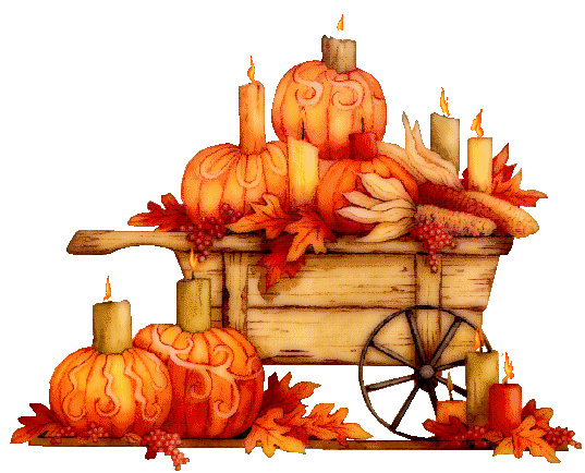 Pumpkins & Candles Graphic