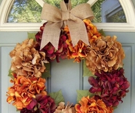 Hydrangea Fall Wreath