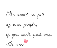 be one