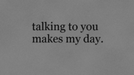Talking To You