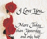 I love you