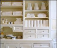 White kitchen cupboard