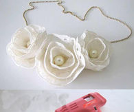 DIY White Flowers