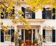 Fall on the porch
