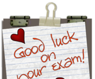 good luck on your exam