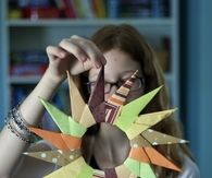 Origami Starburst Wreath