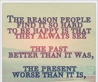 the reason people find it so hard to be happy