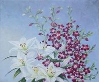orchids and lilies